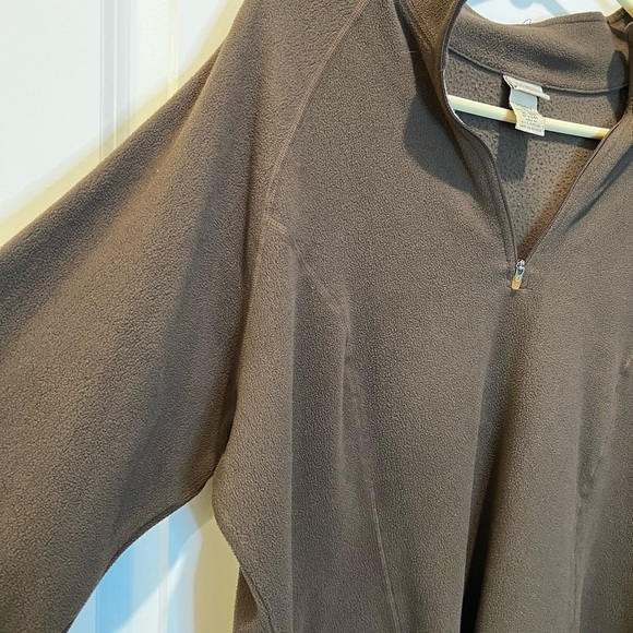 LL Bean Women’s Brown Quarter Zip Up Pullover Size XL - Picture 10 of 10